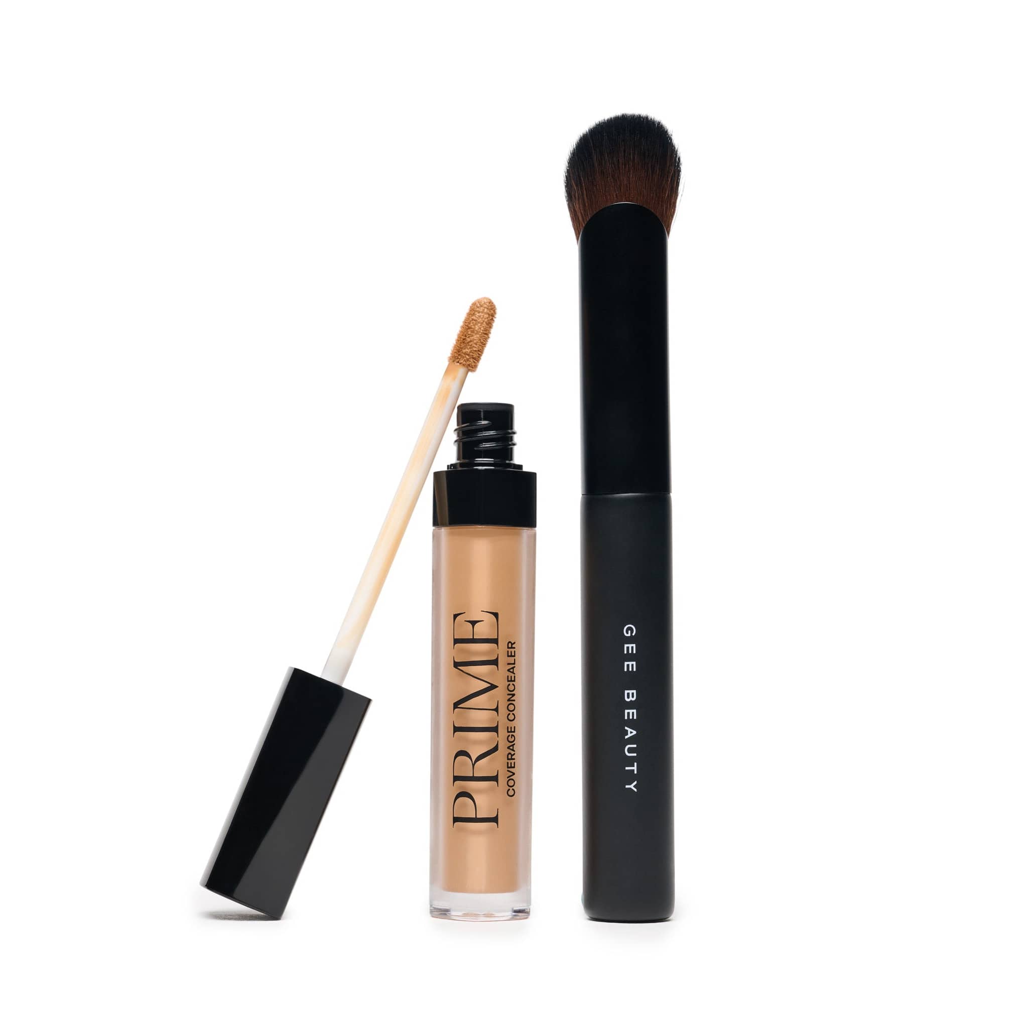 Prime Coverage Concealer + Multi Coverage Brush | Gee Beauty